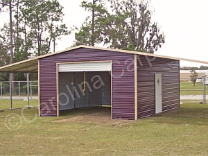 Boxed Eave Roof Style Seneca Barn Main Building Fully Enclosed